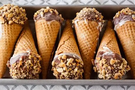 cone peanuts butter