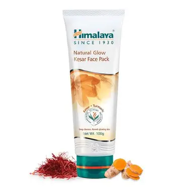 natural glow kesar face pack