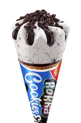 cone cookies and cream